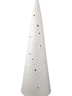 LED-Dekoleuchte "Lichterglanz" in Weiß - (H)31 cm