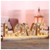 LED-Dekoleuchte "Love" in Warmweiß - (B)38 x (H)11 x (T)3 cm