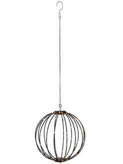 LED-Dekoleuchte "Mounty" in Schwarz - Ø 30 cm