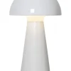 LED-Deko-Leuchte "Mushroom" in Weiß - (B)16 x (H)28 cm