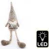 LED-Dekoleuchte ''Santa'' in Beige - (B)19 x (H)68 x (T)14 cm