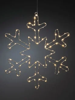LED-Dekoleuchte ''Snowflake'' - EEK G (EEK A bis G) - (L)48 x (B)46,5 cm
