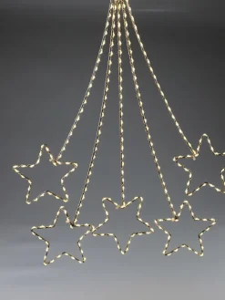 LED-Dekoleuchte ''Sternschnuppe'' in Gold - (L)70 x (B)35 cm