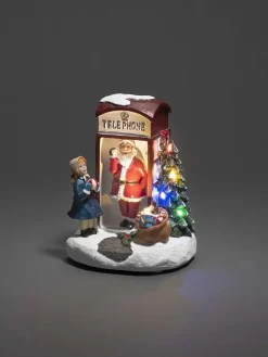 LED-Dekoleuchte "Telefonzelle'' in Bunt - (B)12,5 x (H)16,5 x (T)11,5 cm