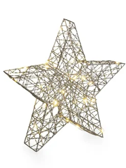 LED-Dekoleuchte "Will" in Gold - (B)30 x (H)30 cm