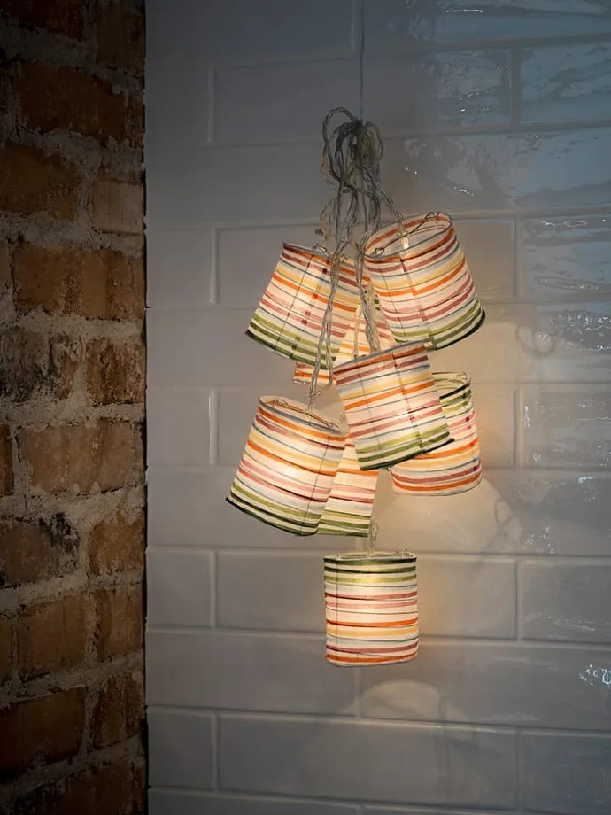 LED-Dekolichterkette in Bunt