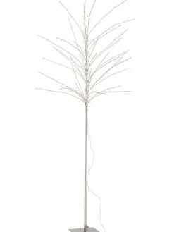 LED-Dekoobjekt in Silber - (B)70 x (H)171 x (T)70 cm