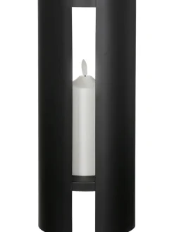 LED-Dekoobjekt "Shelter" in Schwarz - (H)36 cm