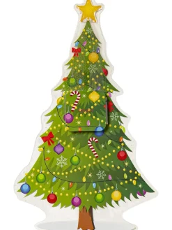 LED-Fensterdekoration "Windo" in Grün - (B)14 x (H)23,5 cm