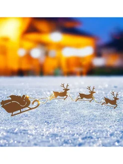 LED-Gartenstecker in Gold - (L)27 x (B)110 cm