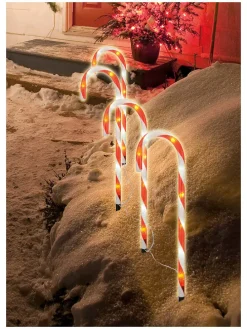 LED-Gartenstecker in Warmweiß - (H)44 cm