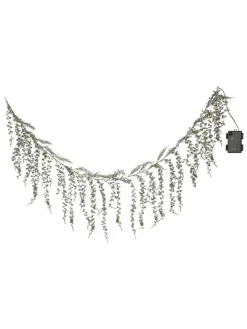 LED-Girlande "Barr" in Grün - (L)170 cm