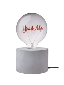 LED-Glühlampe BRIGHT LIGHT You & Me in Pink