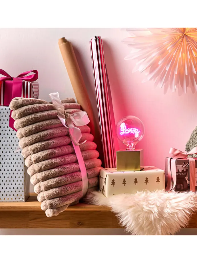 LED-Glühlampe BRIGHT LIGHT LOVE in Pink