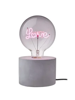 LED-Glühlampe BRIGHT LIGHT LOVE in Pink