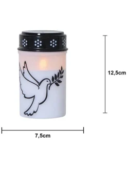 LED-Grablicht "Dove" in Weiß