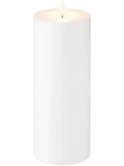 LED-Kerze ''Noca'' in Weiß - (H)27 cm