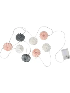 LED-Lampion-Lichterkette HANAMI in Grau