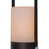 LED-Laterne "Flame Lantern" in Schwarz - (H)19 cm