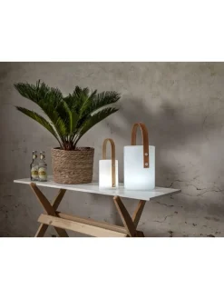 LED-Laterne "Lisa" in Weiß - (B)12 x (H)26 cm