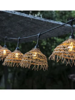 LED-Lichtergirlande "Hawaii" in Natur - (L)600 cm