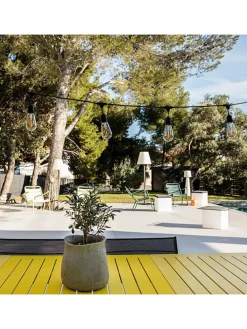 LED-Lichtergirlande "Mafy" in Dunkelblau - (L)600 cm