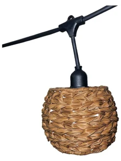 LED-Lichtergirlande "Pine" in Hellbraun - (L)600 cm