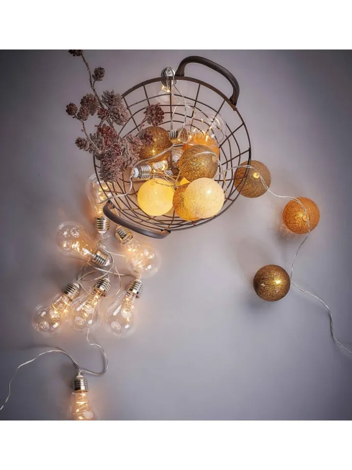 LED-Lichterkette BULB LIGHTS in Durchsichtig