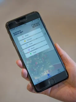 LED-Lichterkette in Bernstein