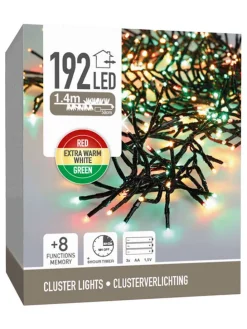 LED-Lichterkette in Bunt in Bunt - (L)104 cm