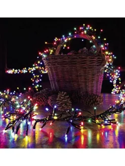 LED-Lichterkette in Bunt in Bunt - (L)104 cm