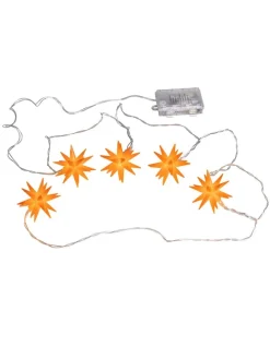 LED-Lichterkette in Orange - Ø 6 cm