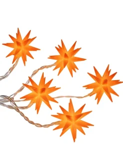 LED-Lichterkette in Orange - Ø 6 cm