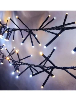 LED-Lichterkette in Warmweiß/ Weiß - (L)104 cm