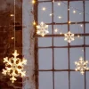LED-Lichterkette "Snowflake" in Warmweiß - (L)210 cm