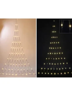 LED-Lichternetz in Warmweiß - (L)175 x (B)120 cm