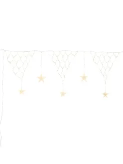 LED-Lichtervorhang in Warmweiß