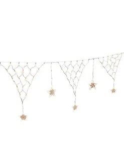 LED-Lichtervorhang in Warmweiß