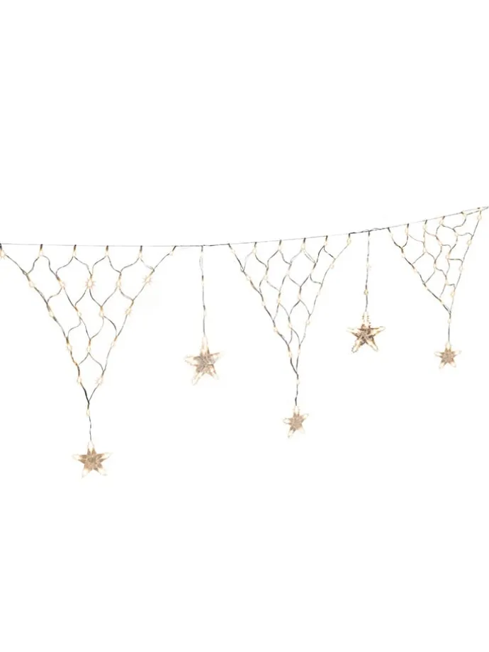 LED-Lichtervorhang in Warmweiß