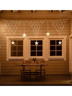 LED-Lichtervorhang in Warmweiß