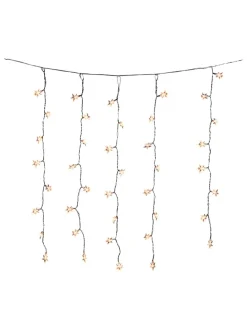 LED-Lichtervorhang in Warmweiß