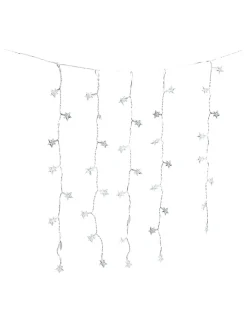 LED-Lichtervorhang in Warmweiß