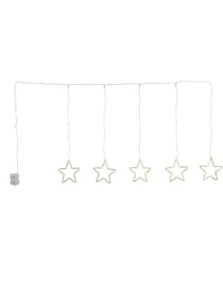 LED-Lichtervorhang ''Star'' in Warmweiß - (L)65 x (B)100 cm