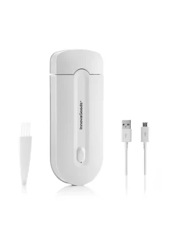 LED-Mini-Rasierer in Weiß