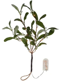 LED-Mistelzweig in Grün - (H)35 cm