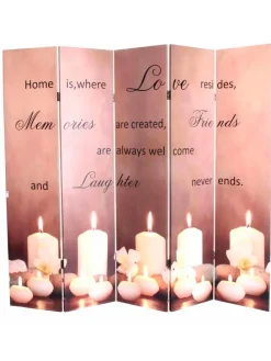 LED-Paravent mit Timer