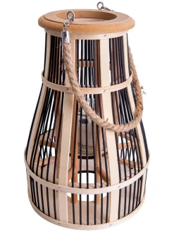 LED-Solar-Dekoleuchte in Natur - (H)34,5 cm