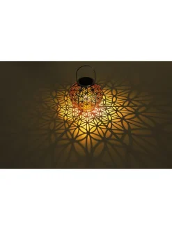 LED-Solar-Dekoleuchte in Silber - (H)29 x Ø 20 cm