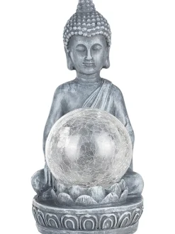 LED-Solar-Dekoleuchte mit Farbwechsel - (H)19,5 cm