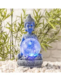 LED-Solar-Dekoleuchte mit Farbwechsel - (H)19,5 cm